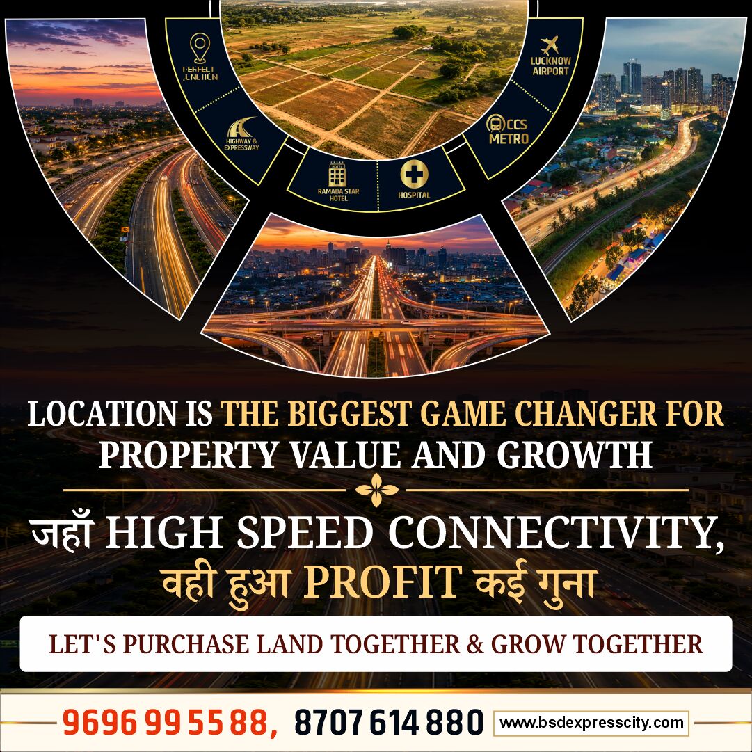 Lucknow, Real Estate, Plots On Lucknow-Kanpur Highway