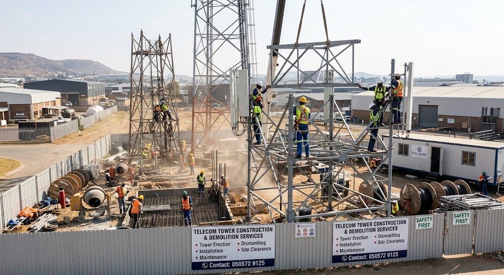 Riyadh, Construction, Telecom Tower Construction & Demolition Services