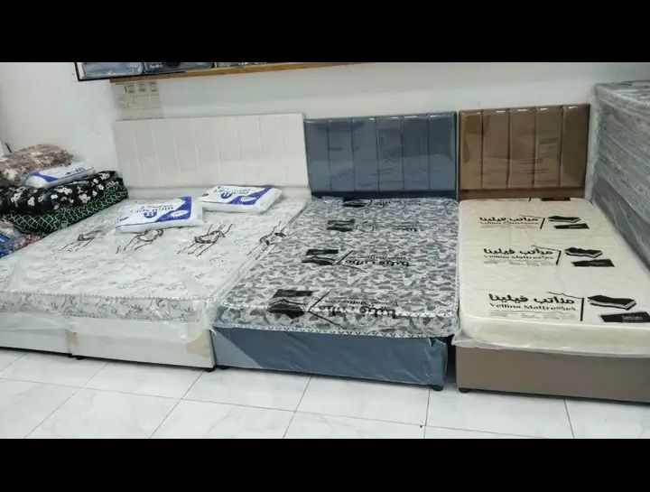 Jeddah, Furniture, SAR 1,  Single Bed With Mattress Medium Bed With Mattress Double Bed With Mattress Bedroom Set