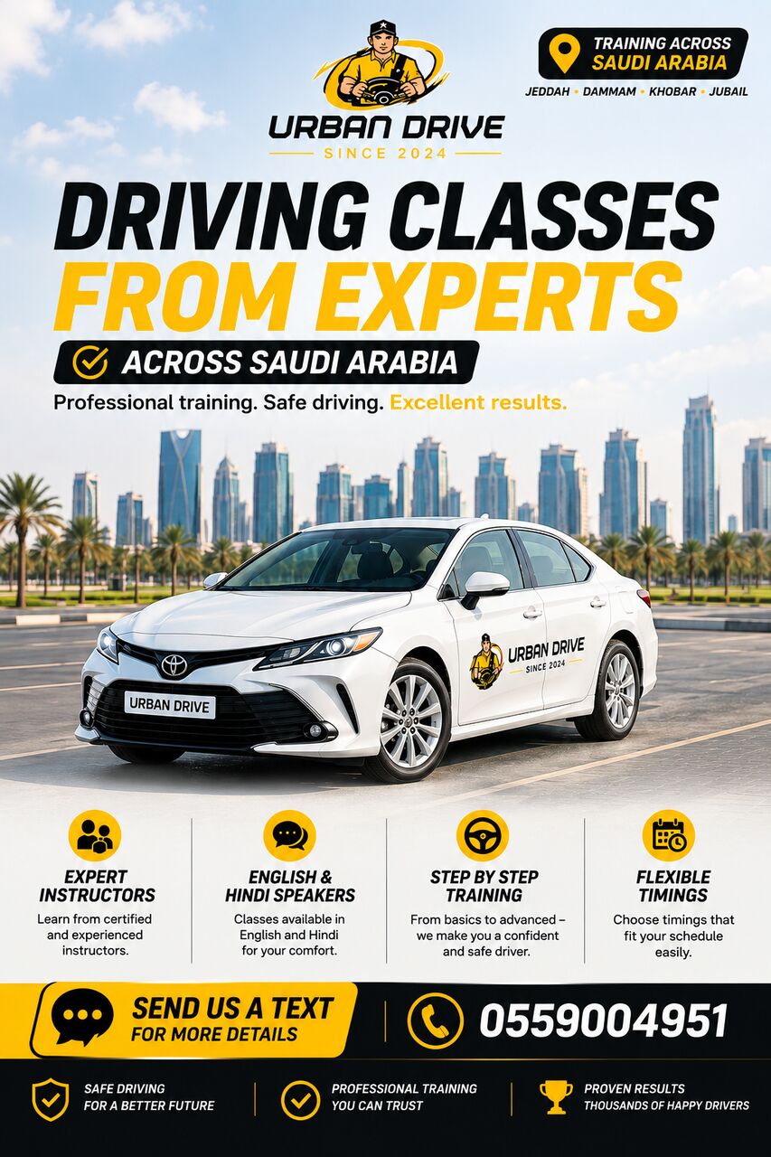 Jeddah, Free Items, SAR 1,  Driving Classes For Beginners (Jeddah)