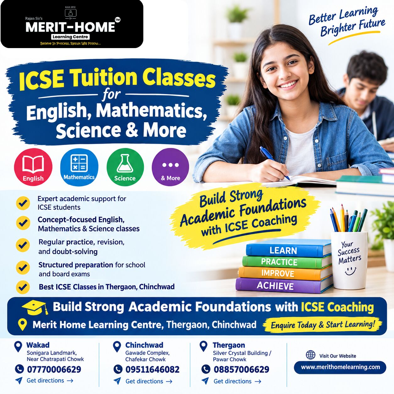 Pune, Education, ICSE Tuition Classes For English, Mathematics, Science, And More