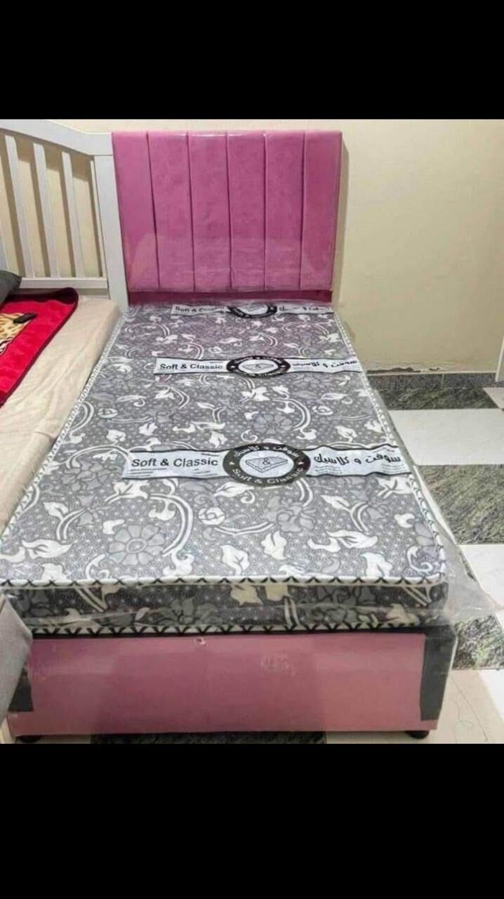 Jeddah, Furniture, SAR 150,  Single Wooden Beds Available In Different Design And Different Colours With Best Quality