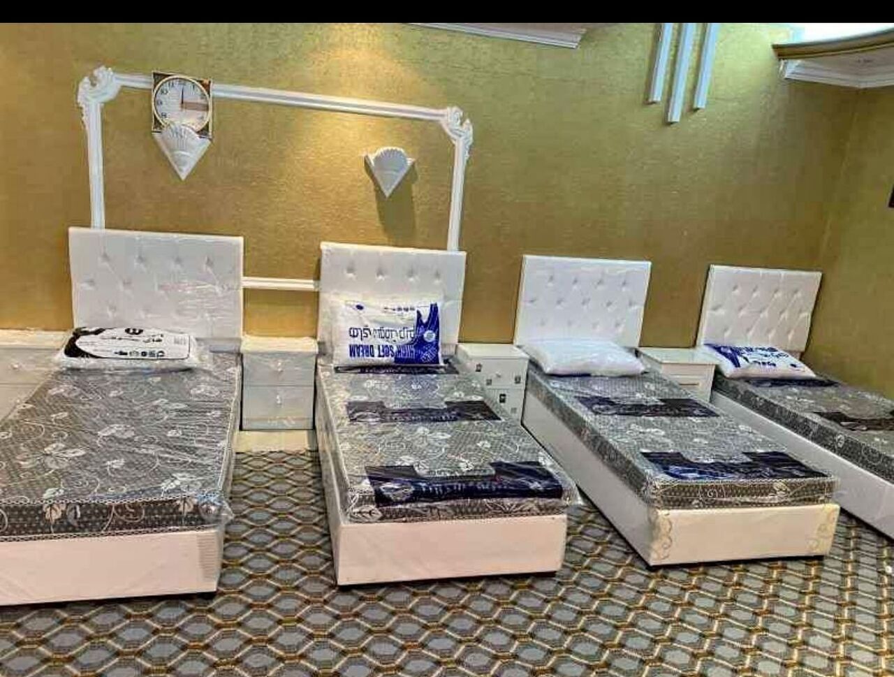 Jeddah, Furniture, SAR 150,  Single Wooden Beds Available In Different Design And Different Colours With Best Quality