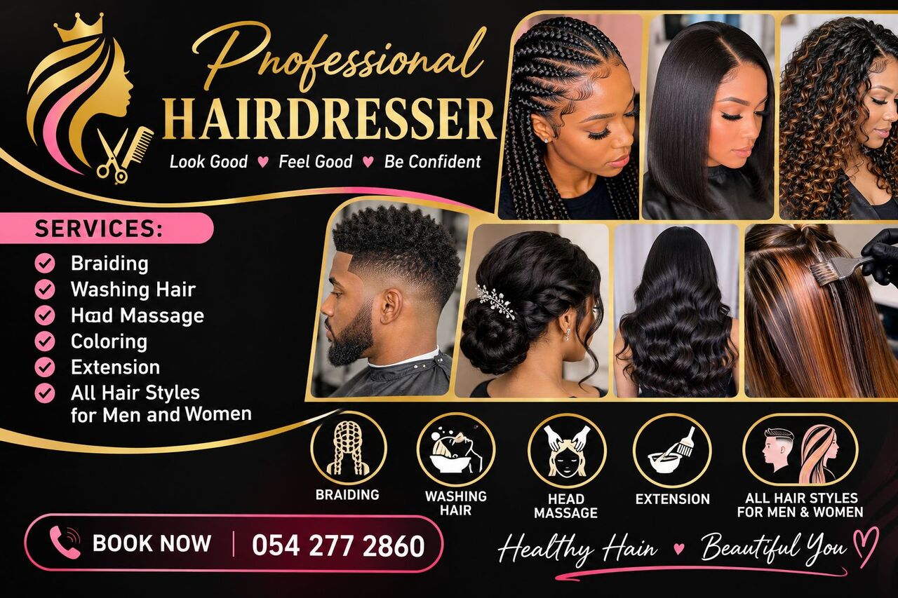 Riyadh, Job Seekers, Hair Dresser,for Men And Women