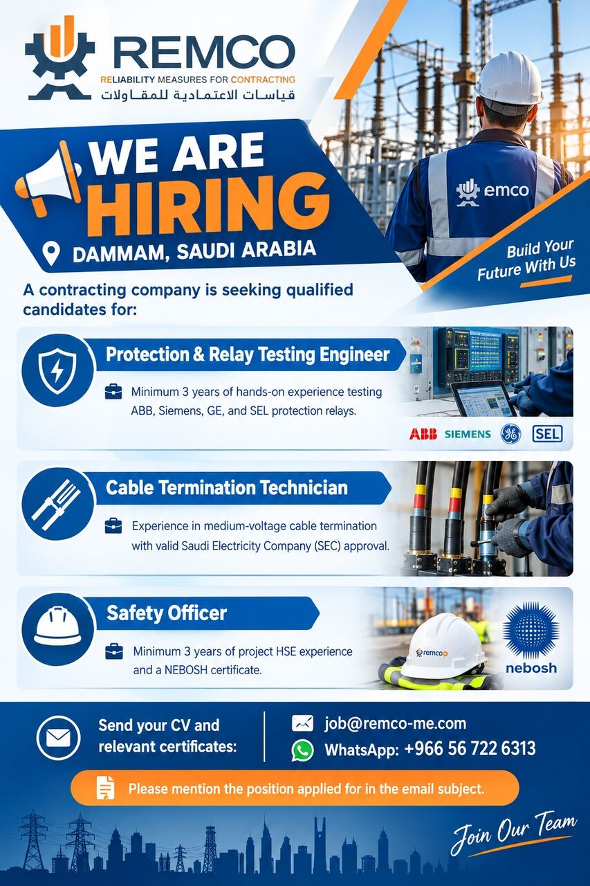Dammam, Jobs, 📢 WE ARE HIRING | DAMMAM, SAUDI ARABIA