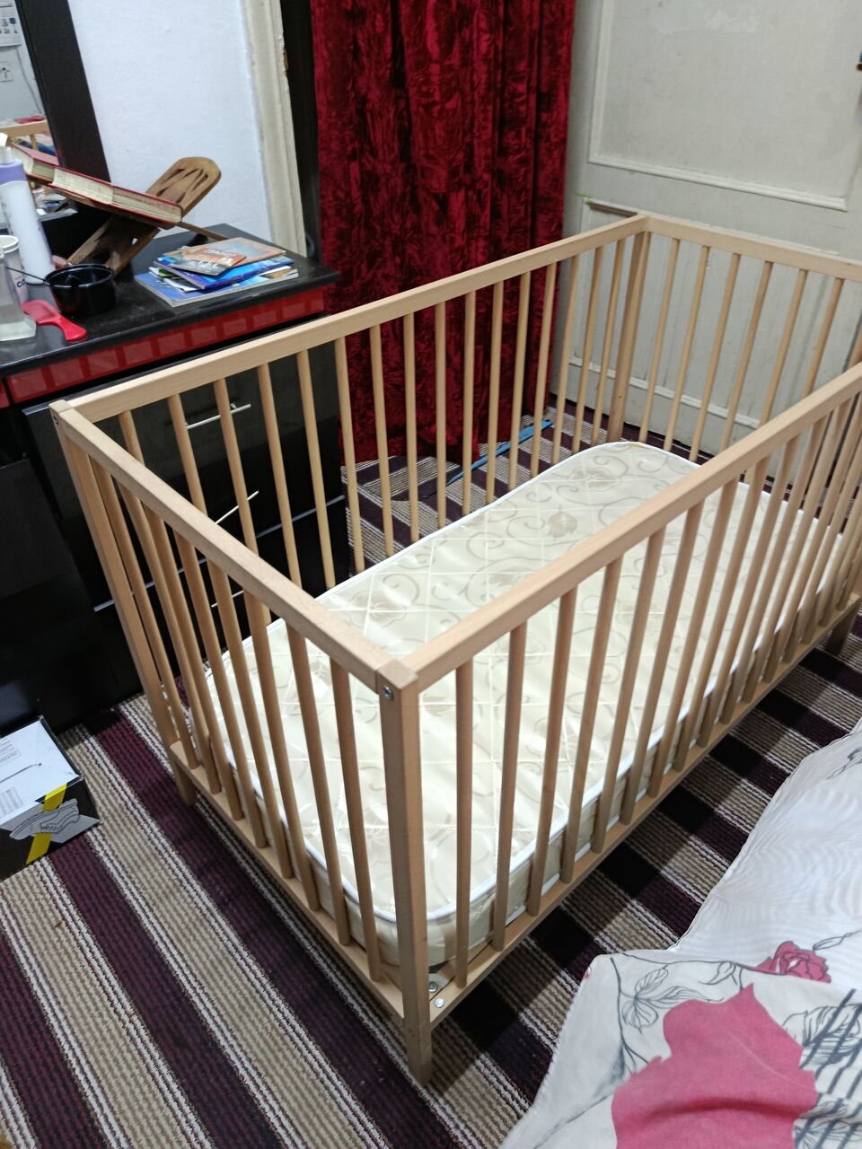 Jeddah, Baby & Kid Stuff, SAR 350,  🛏️ IKEA Baby Cot + Mattress For Sale 👶✨