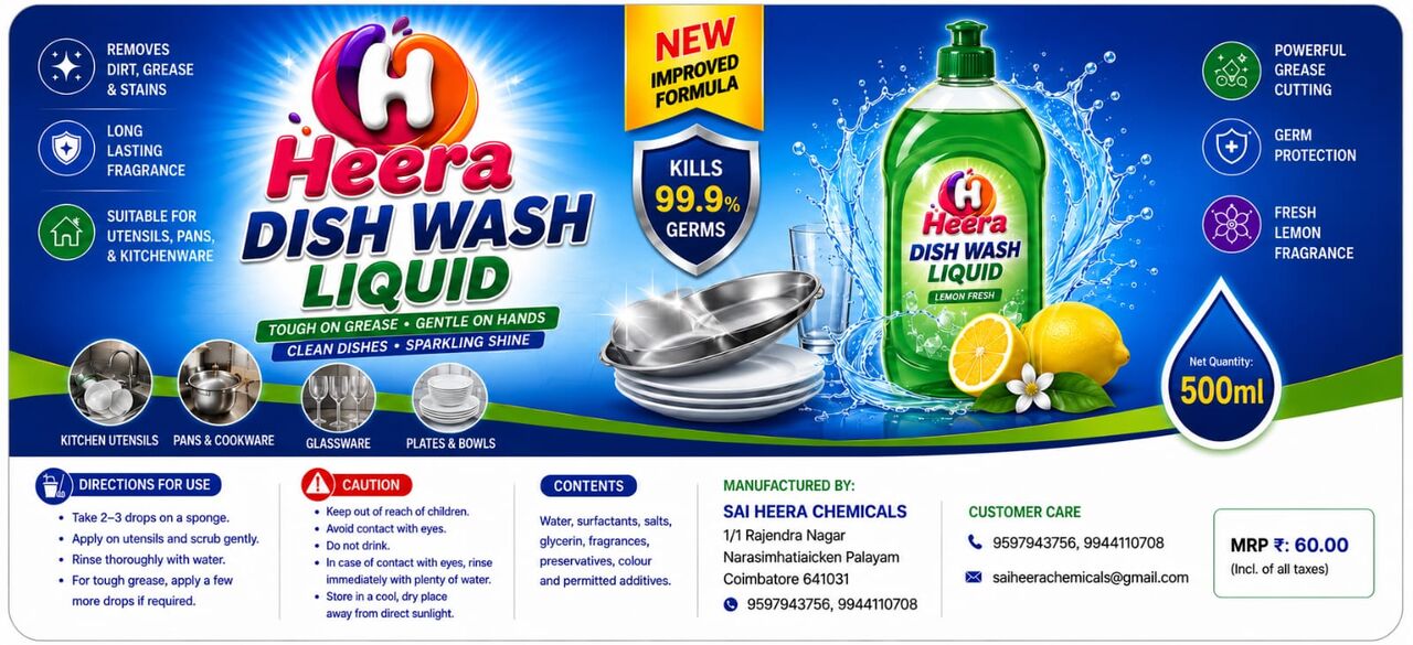Coimbatore, Household Items, INR 100,  Cleaning Chemicals, Soap Oil, Phenyl, Detergent