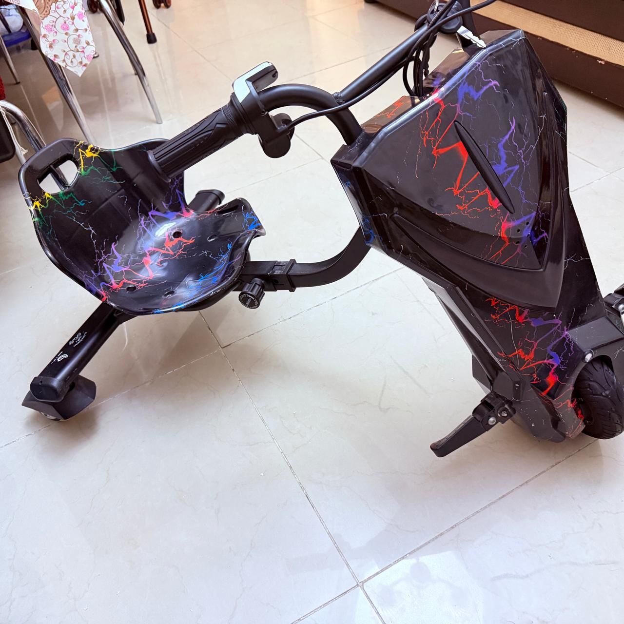 Khobar, Baby & Kid Stuff, SAR 400,  Electric Drift Scooter With Seat, Bluetooth & LED Lights - Like New