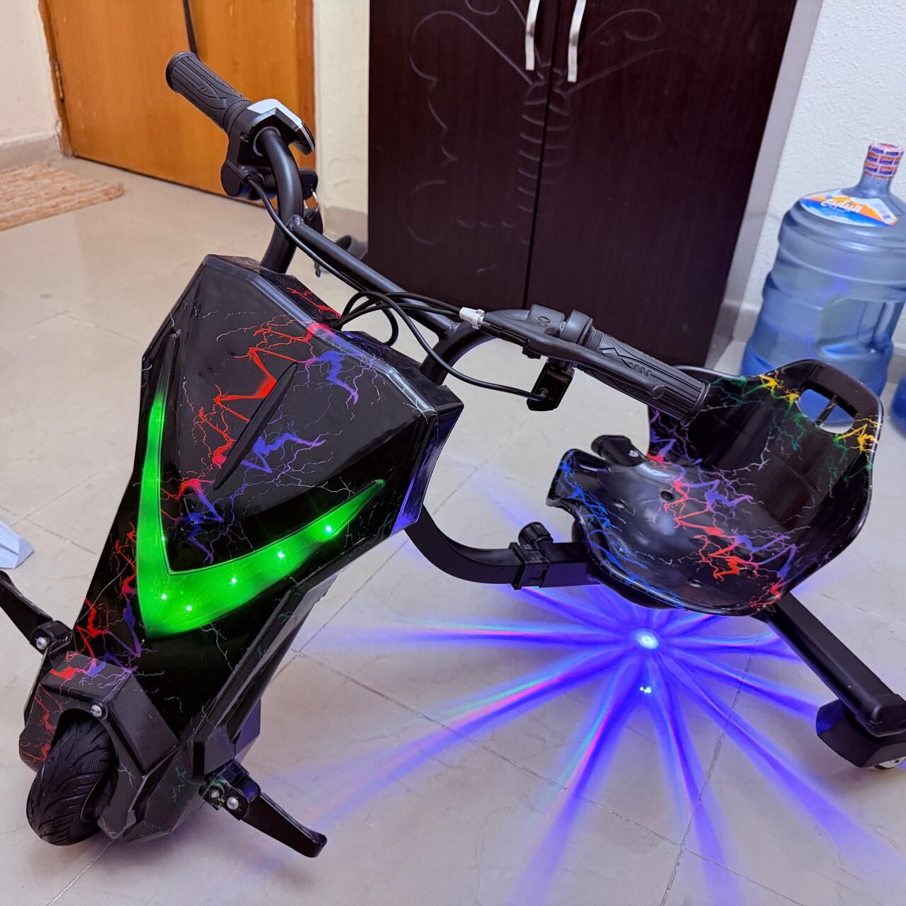 Khobar, Baby & Kid Stuff, SAR 400,  Electric Drift Scooter With Seat, Bluetooth & LED Lights - Like New