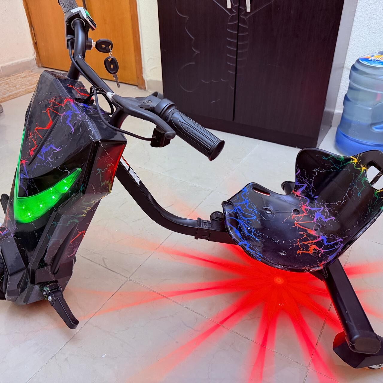 Khobar, Baby & Kid Stuff, SAR 400,  Electric Drift Scooter With Seat, Bluetooth & LED Lights - Like New