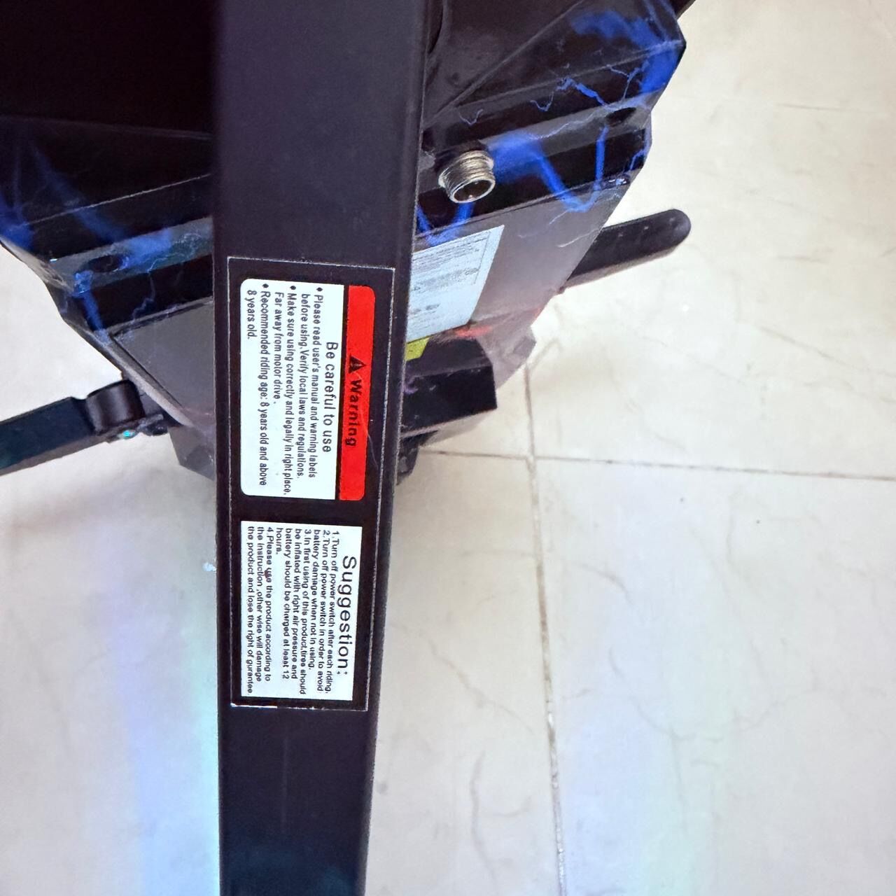 Khobar, Baby & Kid Stuff, SAR 400,  Electric Drift Scooter With Seat, Bluetooth & LED Lights - Like New