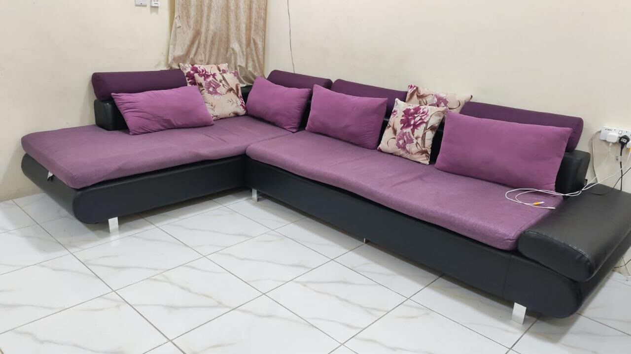 Dammam, Furniture, SAR 700,  5 Seater L-Shaped Sofa Set