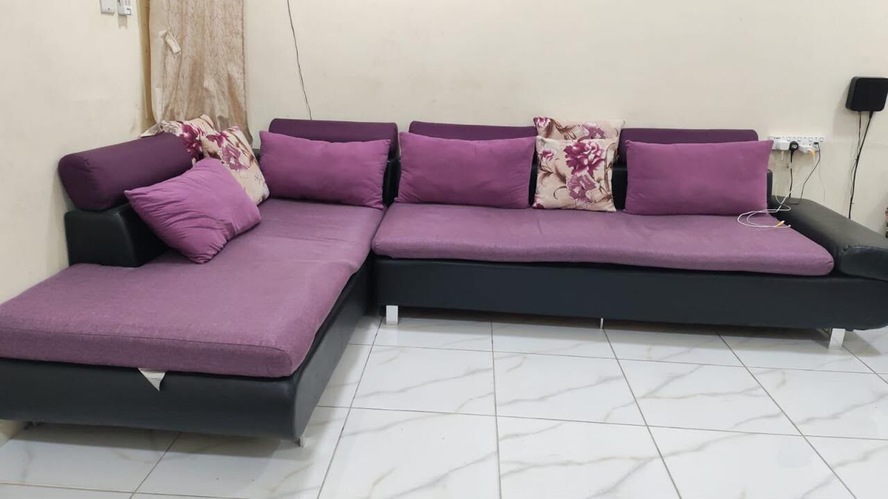 Dammam, Furniture, SAR 700,  5 Seater L-Shaped Sofa Set