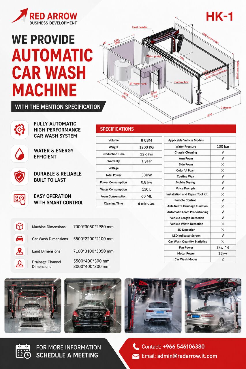 Khobar, Business, CAR WASH MACHINE FULL AUTOMATIC CALL  0546106380 , 0570675701