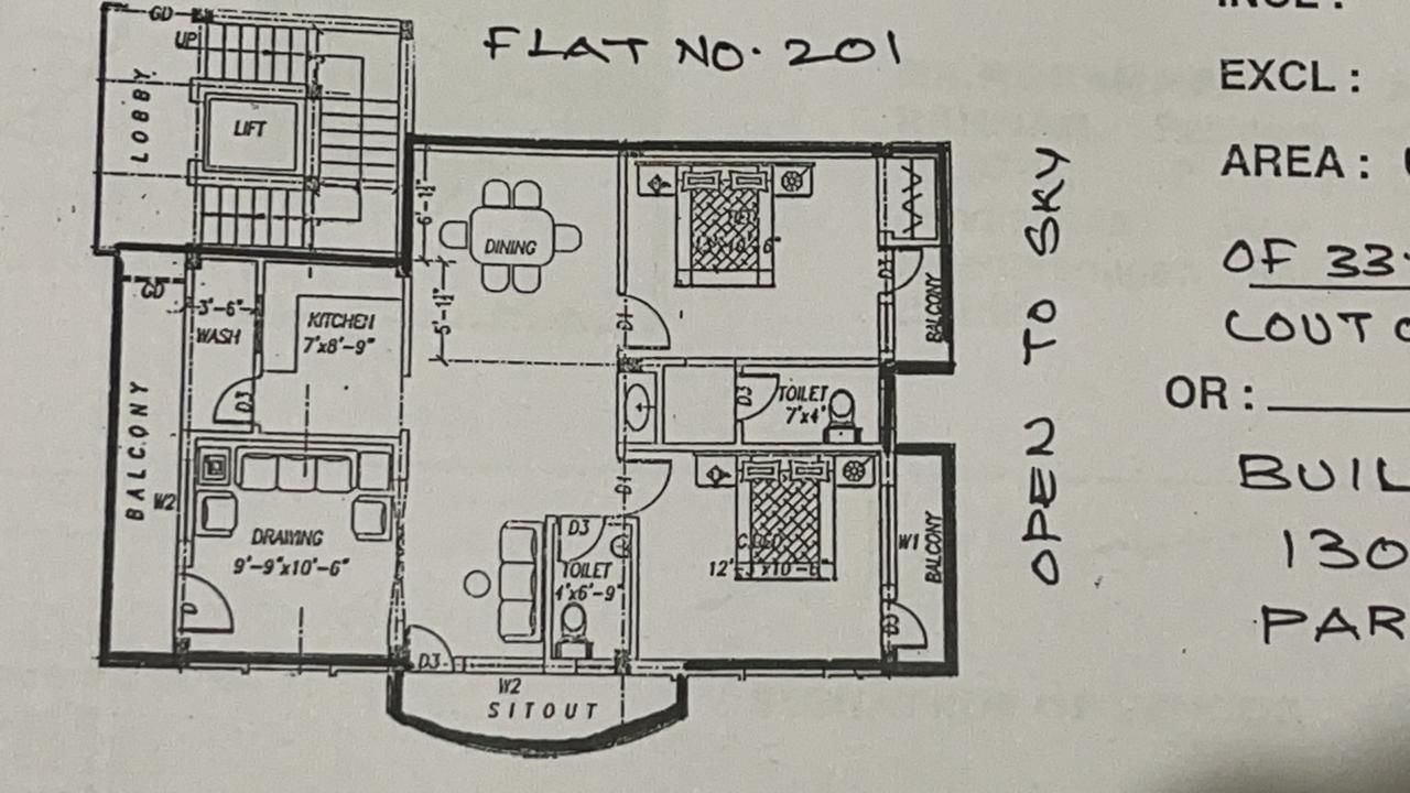 Hyderabad, Apartments, Flats, Houses & Villas, INR 4000000/year,  2 BR,  2 Bhk Flat For Sale At D Block Suncity Bandlaguda Jagir Hyderabad