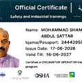 Excavator Operator : CAT (Aramco Approved)