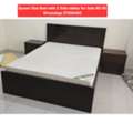 BHD 55,  ✅️ Queen Size Bed & Mattress With 2 Side Tables For Sale In Good Condition With Delivery