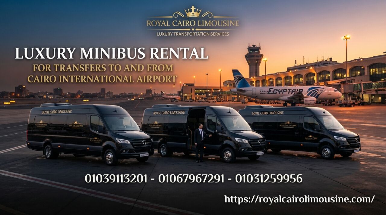 Cairo, Automotive, Luxury Minibus Rental For Transfers To And From Cairo International Airport .