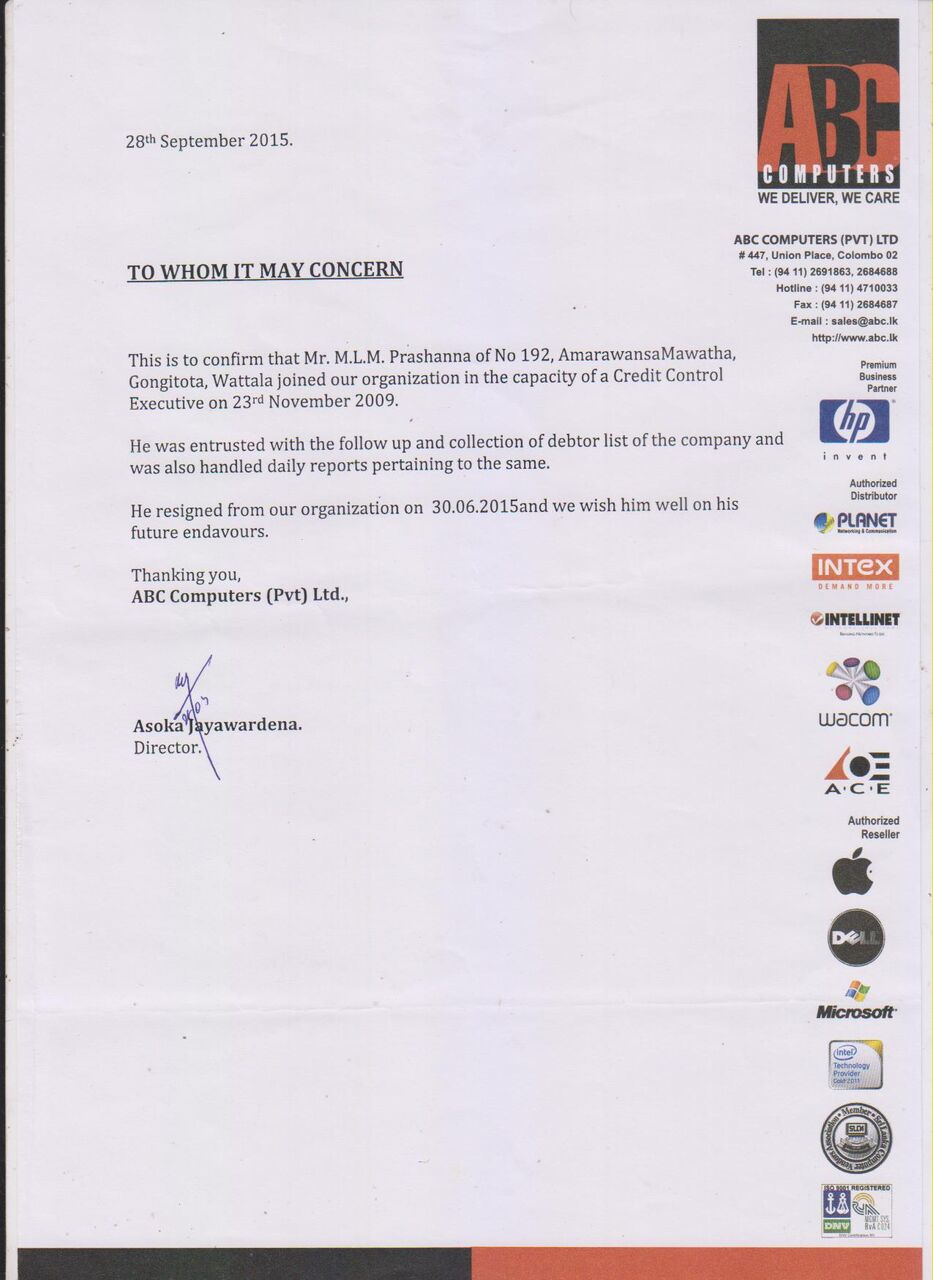 Al Faisaliyah, Job Seekers, CASHIER/ACCOUNT EXECUTIVE /CREDITCONTROL EXECUTIVE