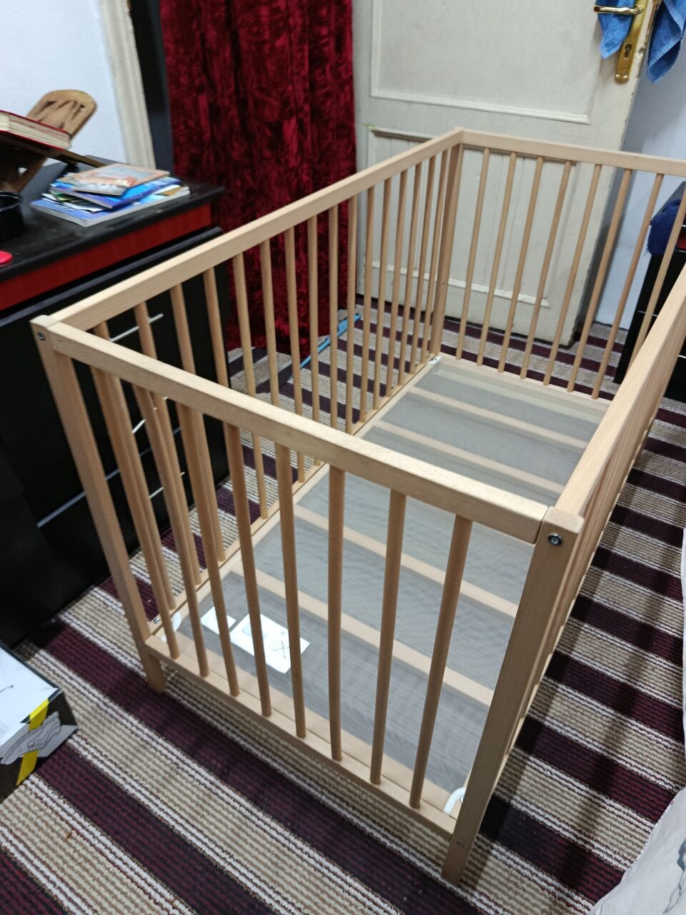 Jeddah, Household Items, SAR 350,  🛏️ IKEA Baby Cot + Mattress For Sale 👶