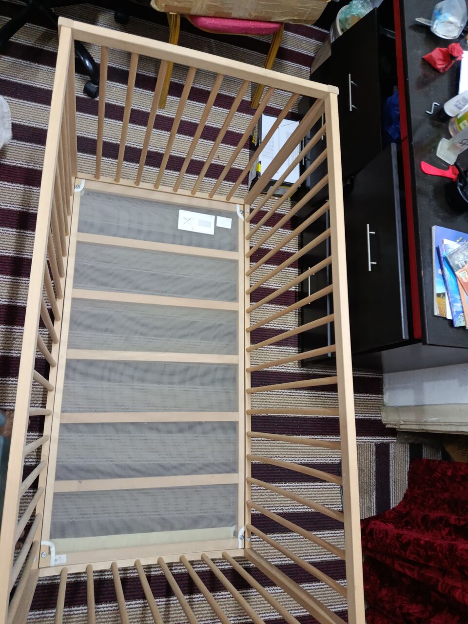 Jeddah, Household Items, SAR 350,  🛏️ IKEA Baby Cot + Mattress For Sale 👶