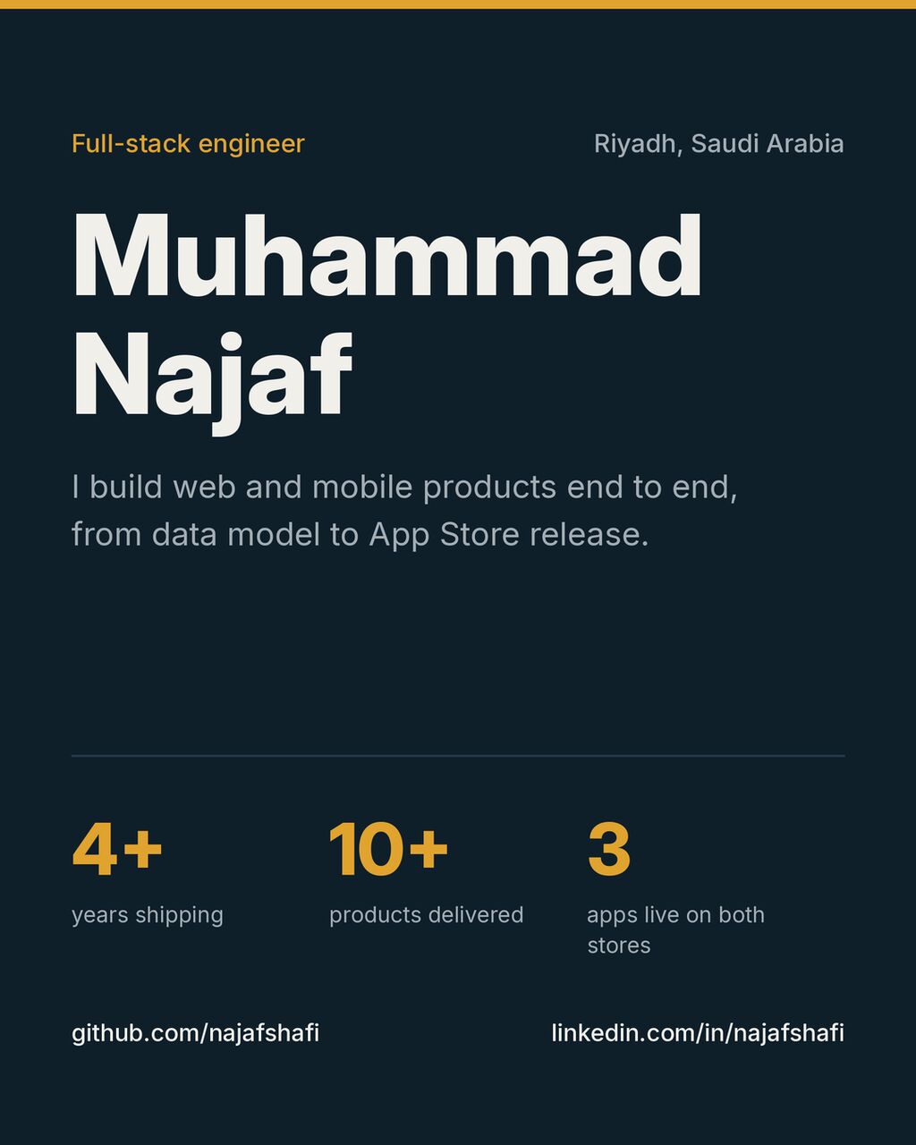 Riyadh, Job Seekers, Immediate Joiner In Riyadh | Full Stack / Mobile Developer With 4+ Years Of Experience.