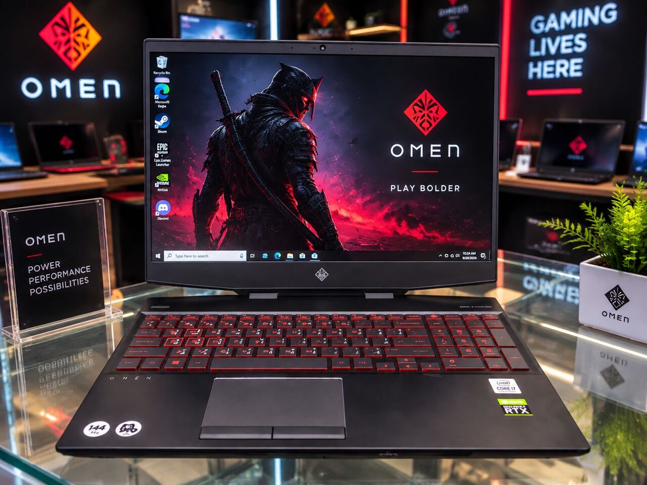 Manama, Computers, BHD 275,  HP OMEN 15 Gaming Laptop I7 10th Gen RTX 2070 8GB 144Hz 16GB 512GB SSD Call/36841488