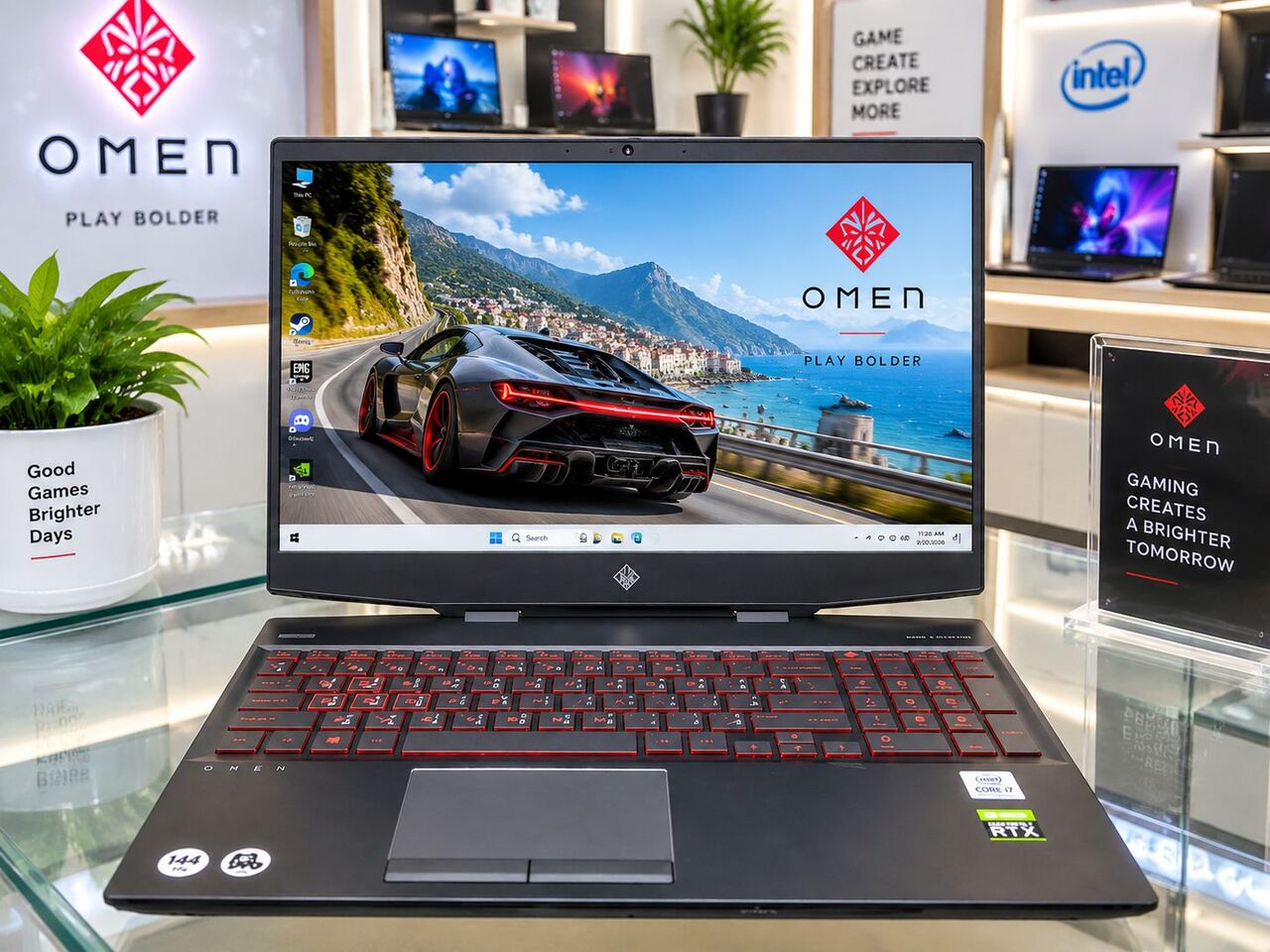 Manama, Computers, BHD 275,  HP OMEN 15 Gaming Laptop I7 10th Gen RTX 2070 8GB 144Hz 16GB 512GB SSD Call/36841488