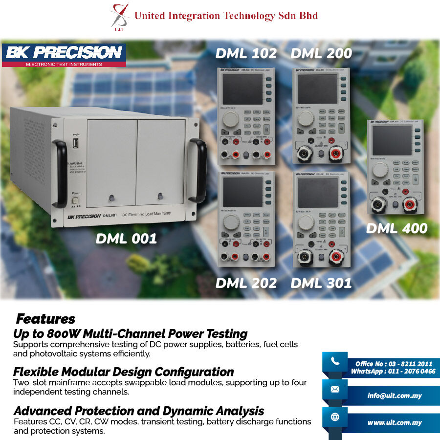 Kuala Lumpur, Electronics, Bk PRECISION  DML001 Electronic Load Testing Solution