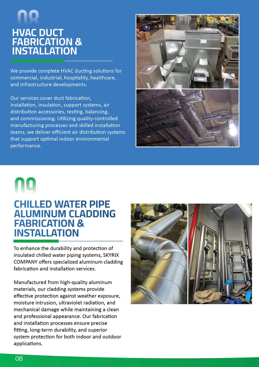 Jeddah, Air Conditioning, HVAC DUCT ,ALUMINIUM CLADDING ,HDPE FABRICATOR & SUPPLY OF ALL MATERILS AND TOOLS, SERVICE