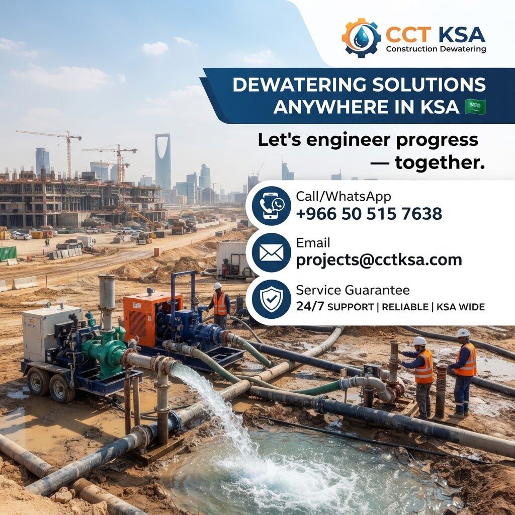 Dhahran, Construction, De Watering Solutions ANYWHERE In KSA ✅ 0505157638.