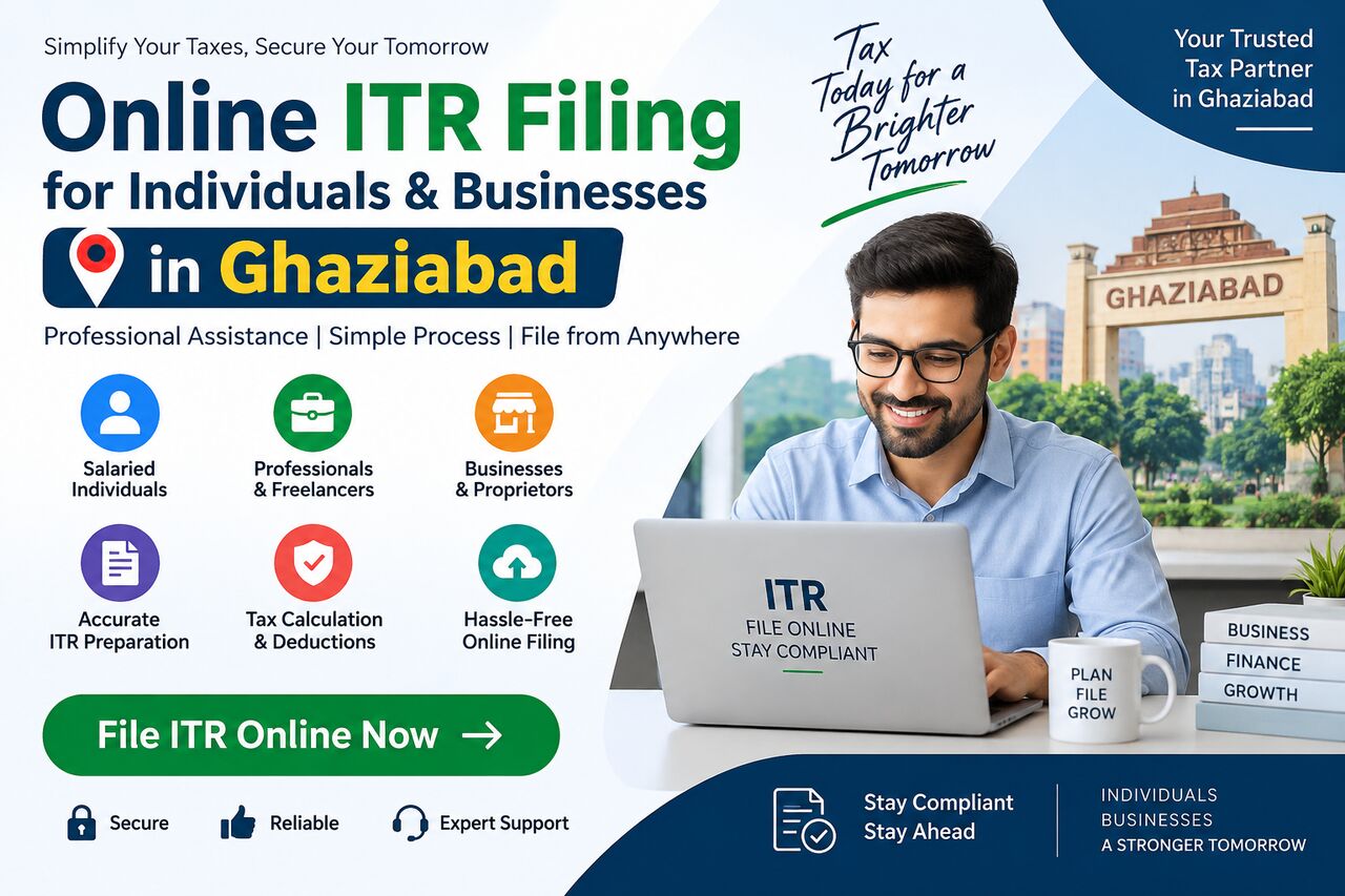 Ghaziabad, Financial, Professional ITR Filing Services In Ghaziabad