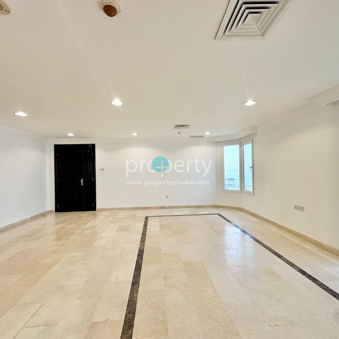Shaab, Apartments, Flats, Houses & Villas, KWD 900/month,  3 BR,  3 Bedroom Sea View Apartment With Balcony For Rent In Shaab Al Bahri