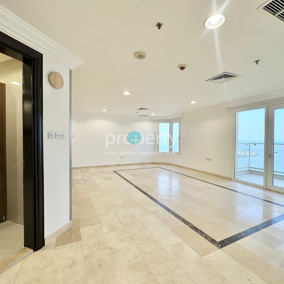 Shaab, Apartments, Flats, Houses & Villas, KWD 900/month,  3 BR,  3 Bedroom Sea View Apartment With Balcony For Rent In Shaab Al Bahri