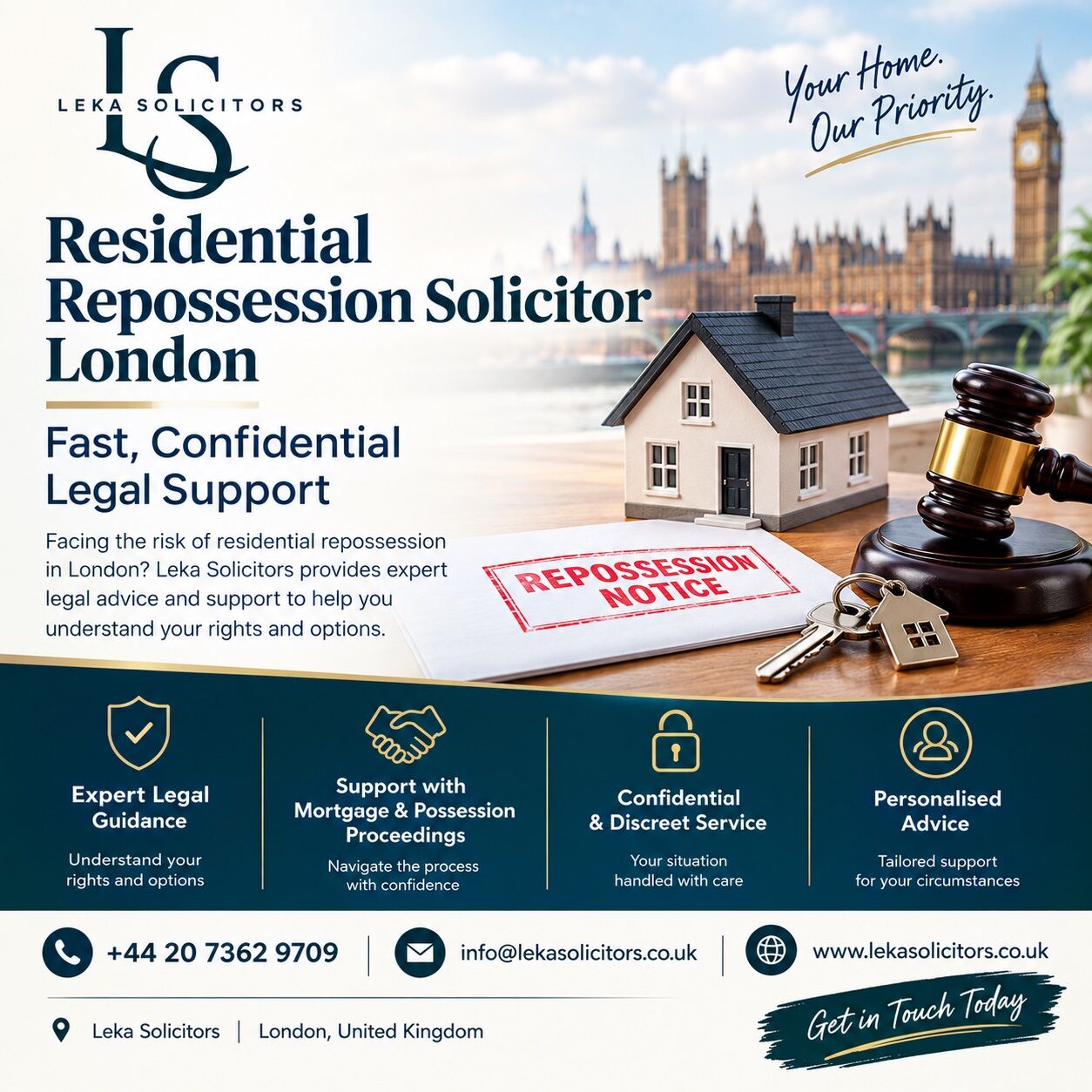 London, Immigration, Residential Repossession Solicitor London | Fast, Confidential Legal Support