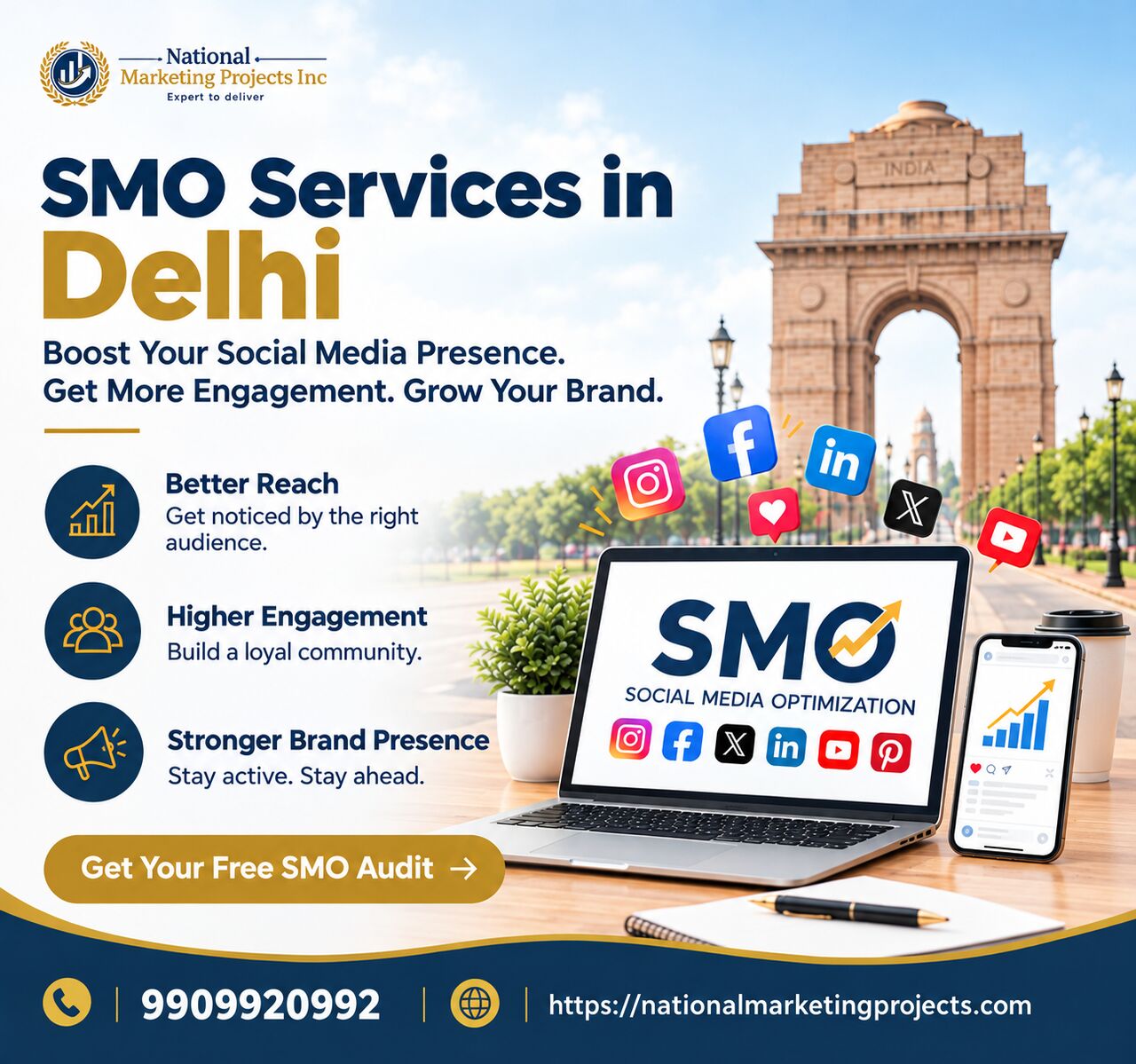 Dwarka, Business, SMO Services In Delhi For Better Social Media Growth