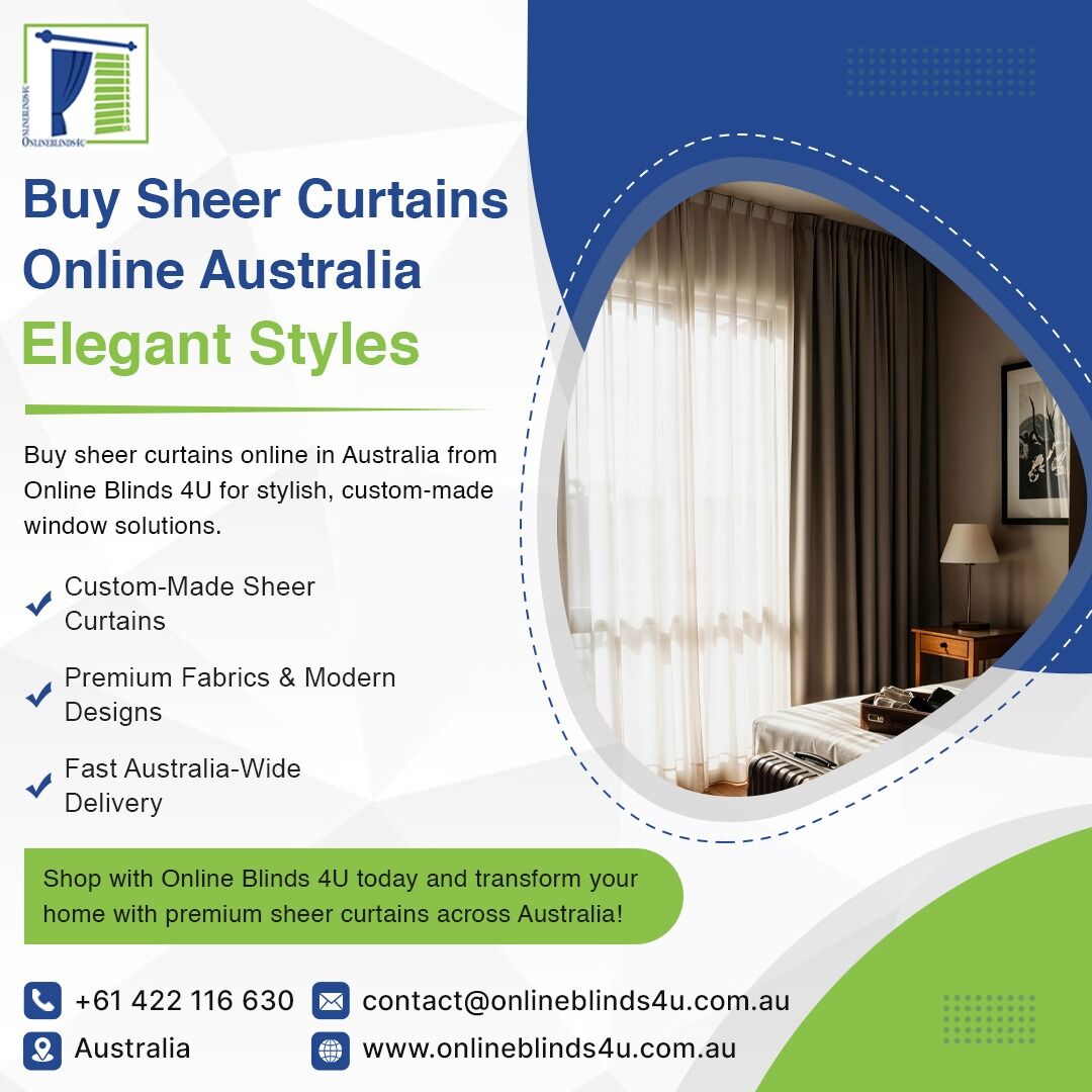 Melbourne, Household Items, Sheer Curtains Australia &ndash; Elegant Window Coverings For Modern Homes