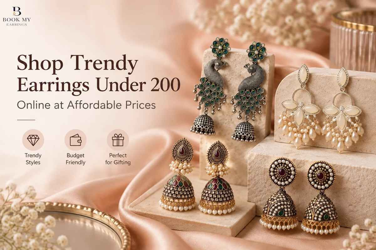 New Delhi, Clothing & Accessories, Trendy Earrings Under 200 By BME &ndash; Stylish & Affordable Picks