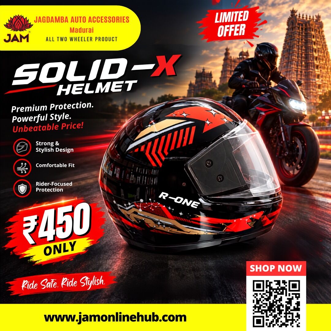 Mumbai, Electronics, Solid-X R-One Full Face Helmet For Men