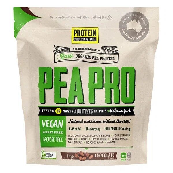 Sydney, Health & Beauty Items, Organic Pea Protein Powder Chocolate &ndash; 1 Kg