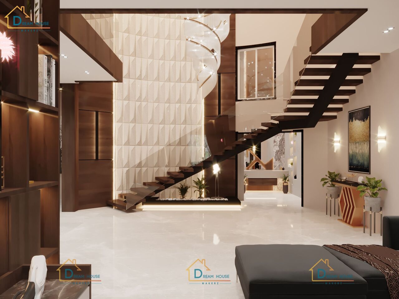 Indore, Interior Design, Double-Height Living Room Space That Genuinely Takes Your Breath Away