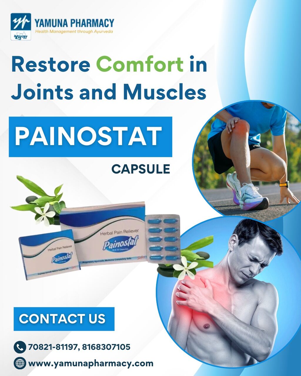 Chandigarh, Health, Ayurvedic Pain Killer Tablets For Everyday Wellness | Yamuna Pharmacy
