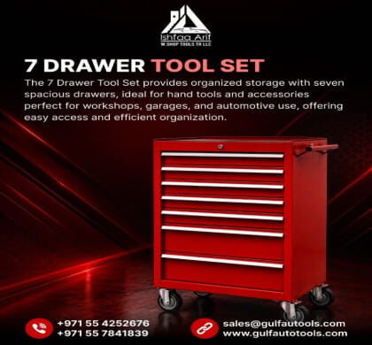 Dubai, Auto Parts, 1030,  Selta 7 Drawer Tool Set For Automotive Workshops