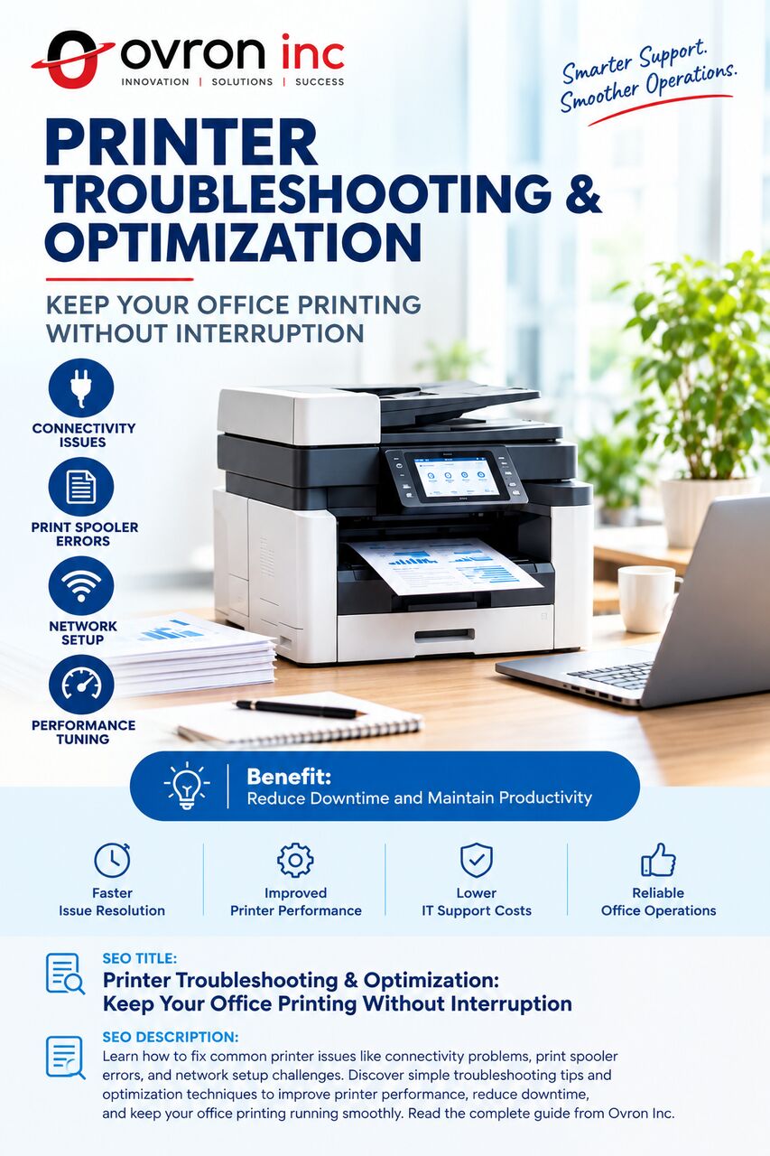 Dallas, Computer, Professional Printer Support & Managed IT Services | Ovron Inc.