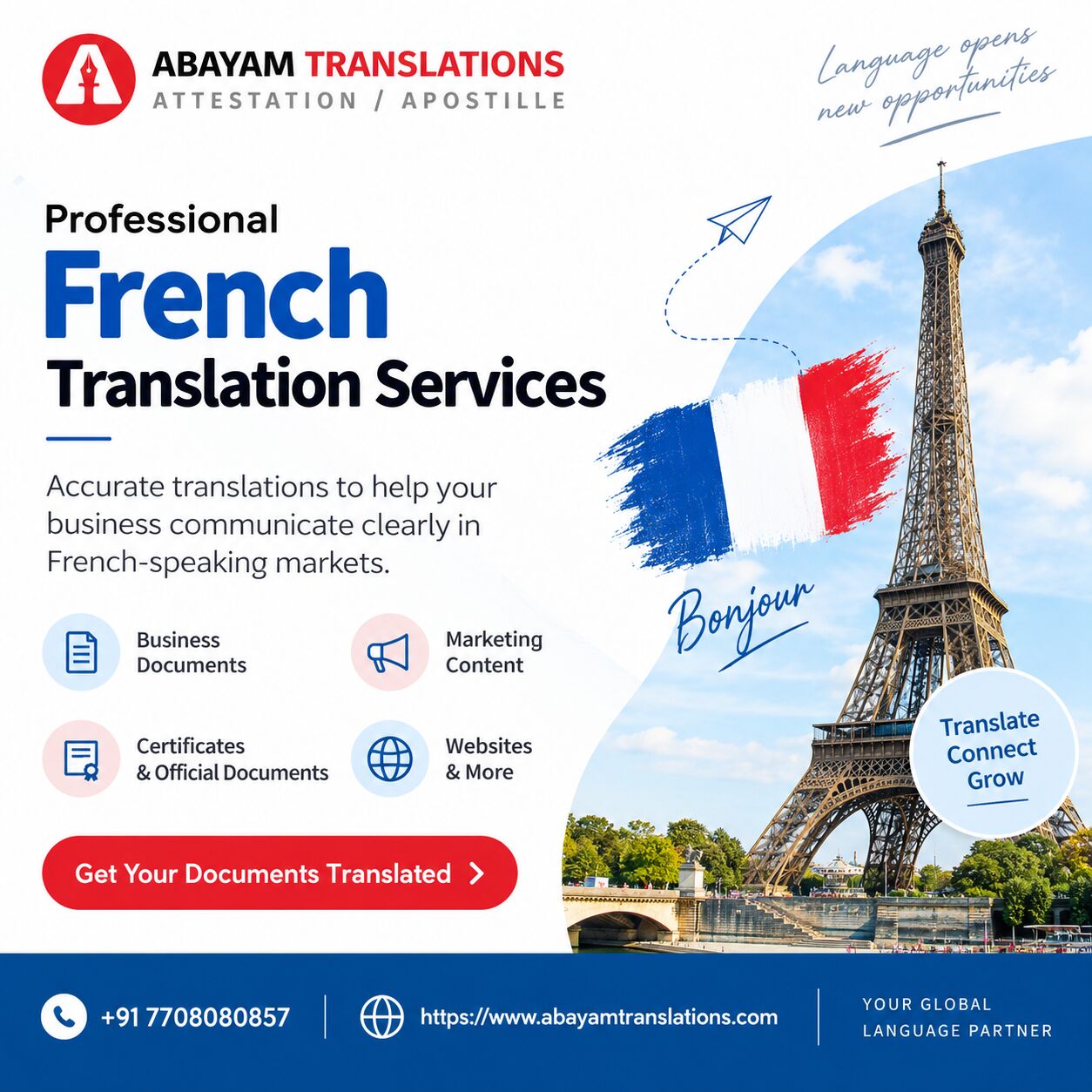 Mumbai, Translation, Why Accurate French Translation Services Matter For Global Communication