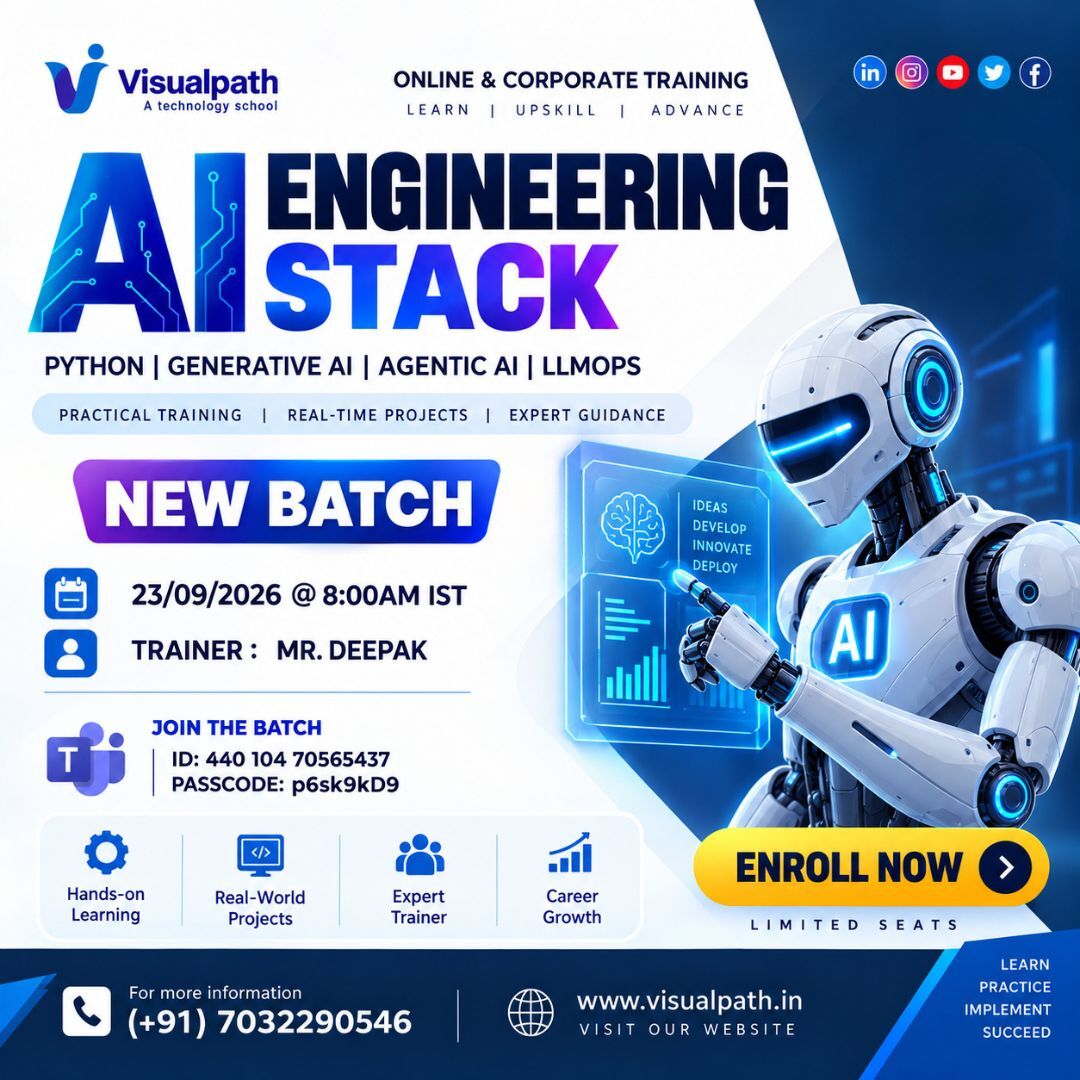 Hyderabad, Education, AI Engineering Stack &ndash; Upcoming Online Batch