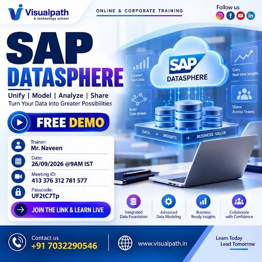 Hyderabad, Lessons Offered, SAP Datasphere Course Online And Training In Hyderabad