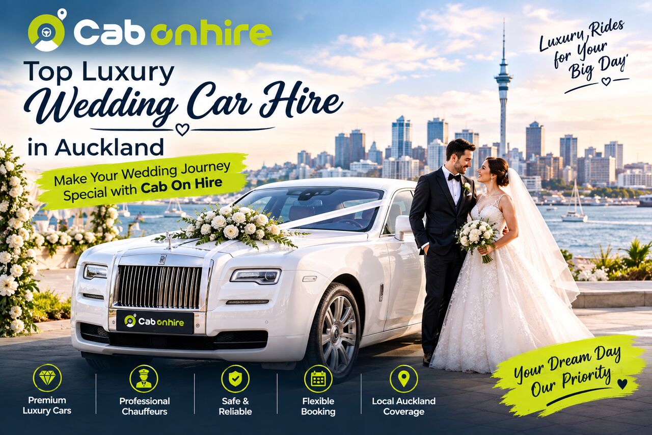 Auckland, Travel, Top Luxury Wedding Car Hire In Auckland &ndash; Make Your Wedding Journey Special With Cab On Hi
