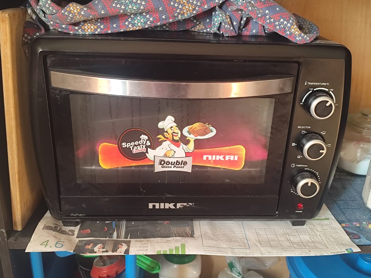Dammam, Appliances, SAR 150,  OTG Oven Nikai 65L ,1500W In Good Condition For Sale