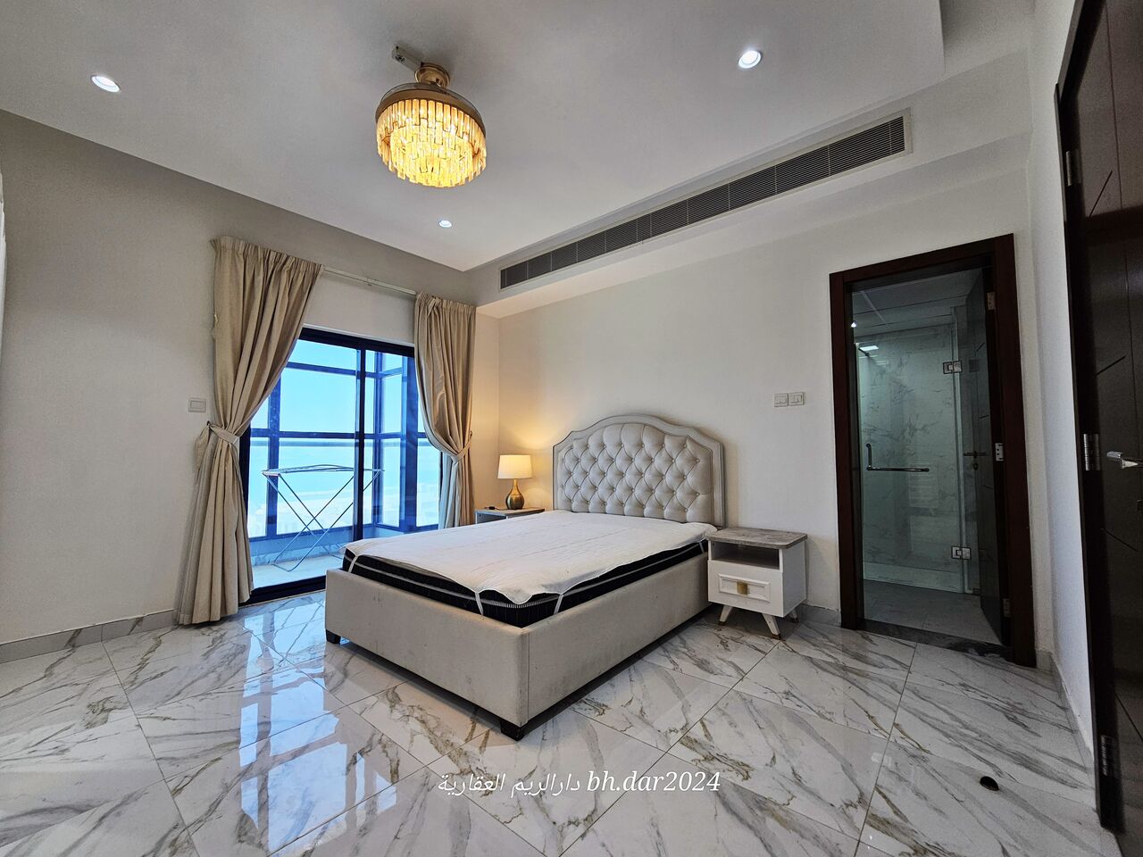 Hidd, Apartments, Flats, Houses & Villas, BHD 370/year,  3 BR,  Al Hidd City/High-end Apartment For Rent Furnished With Fully Electric Free View